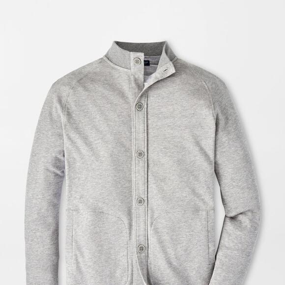 Peter Millar Other - Peter Millar 2XL Baldwin Cotton Cashmere Knit Jacket - Gray